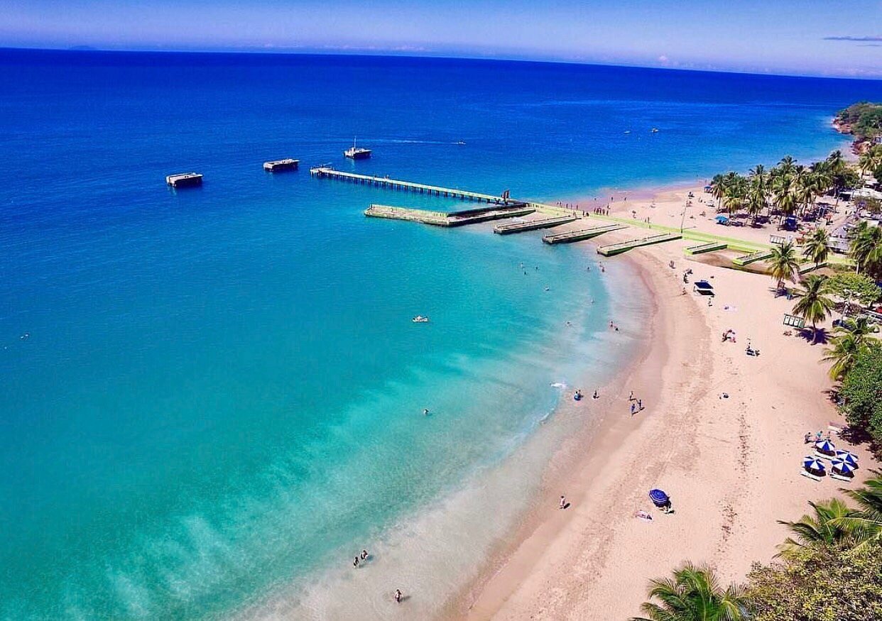 Crash Boat Beach Aerial View