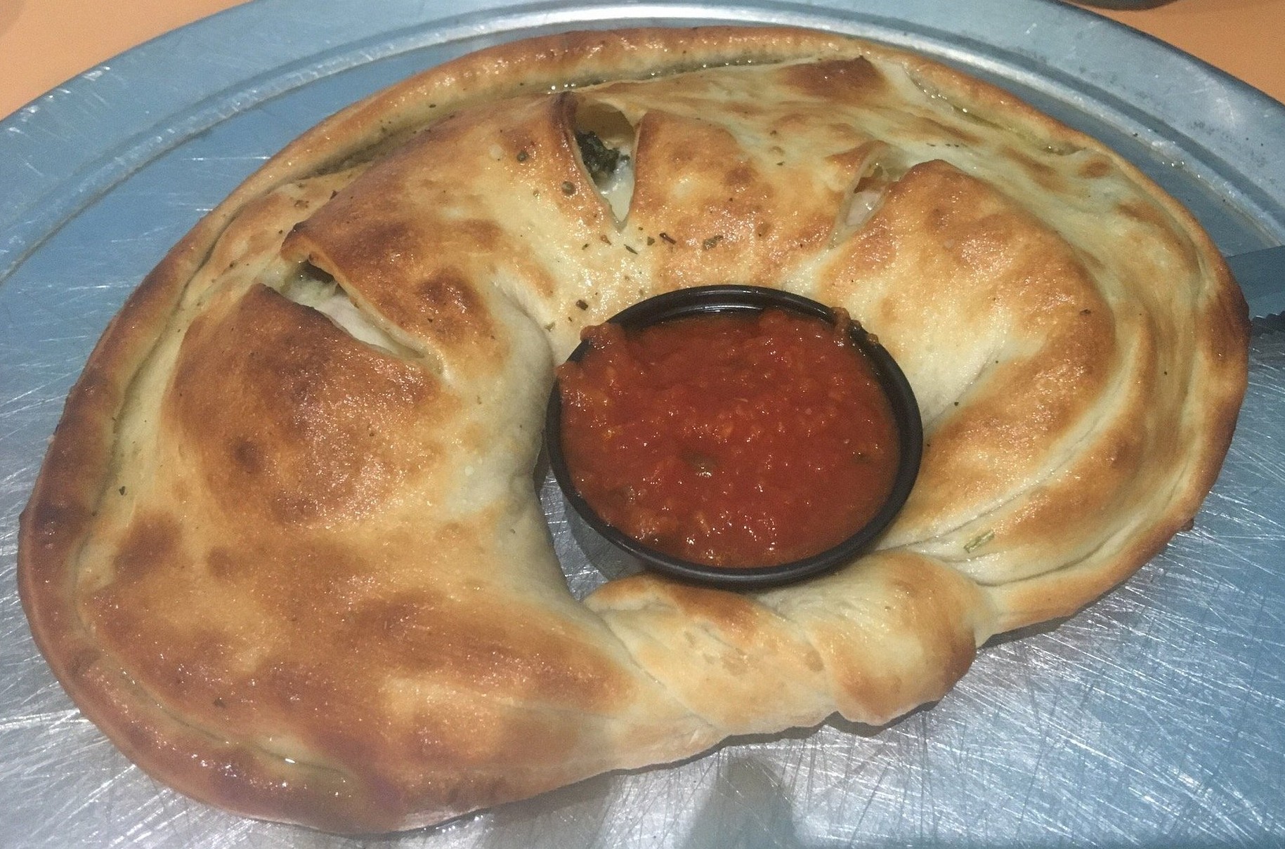 Heathers Pizza Culebra Island Flamenco Beach Calzone