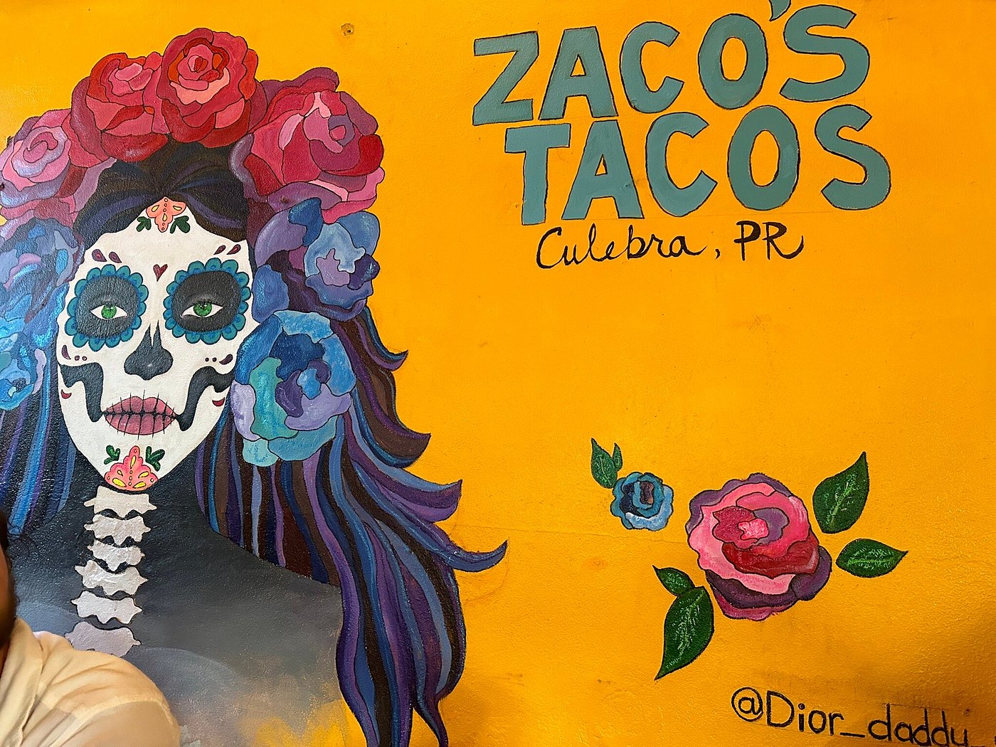 Zacos Tacos Culbra Island Flamenco Beach Mural